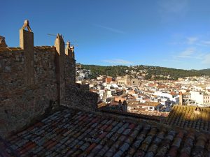 Panorámica del pueblo de Tossa de Mar