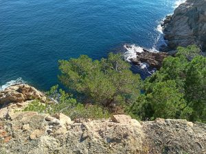 El mar desde el faro de Tossa de Mar