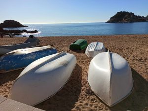 Barcas de pescadores en La Mar Menuda