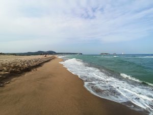 Playa de Pals hacia el norte