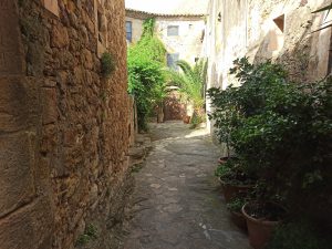 Rincón barrio medieval de Pals